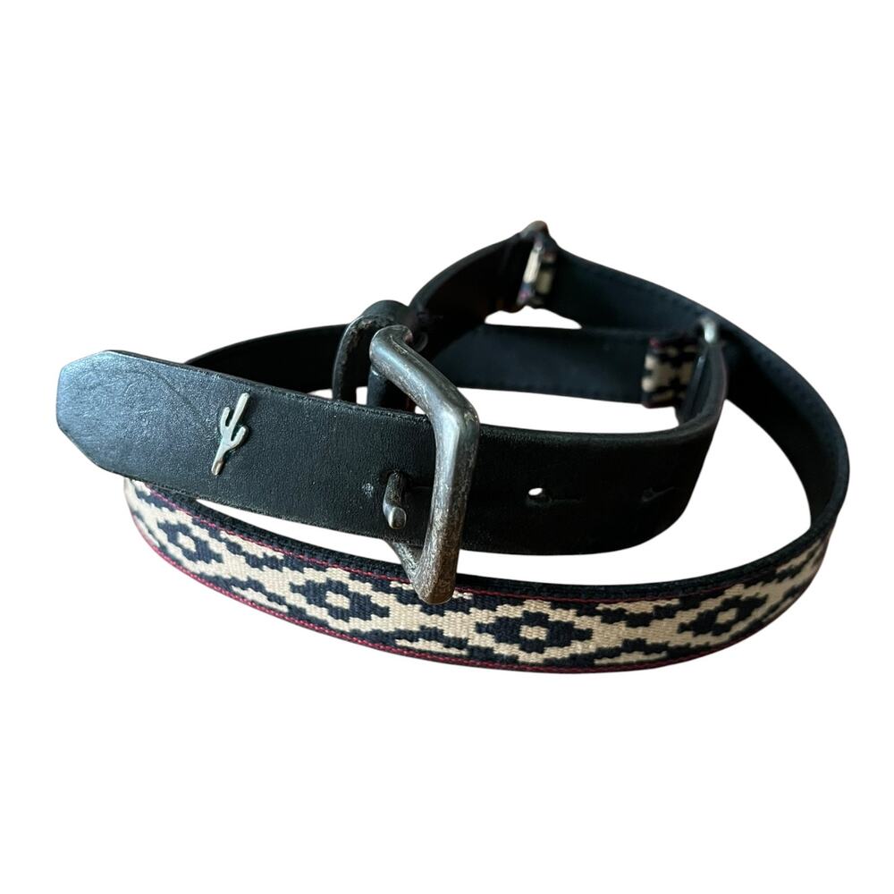 XS/S Vntge Cardon Womens Polo Belt Premium Leather Carpincho Gaucho Guarda Pampa
